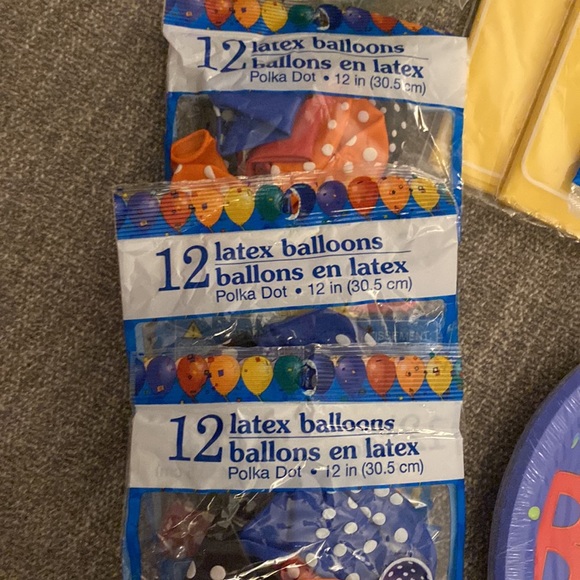 NEW Birthday Party Tableware and Decor Set - Picture 3 of 7